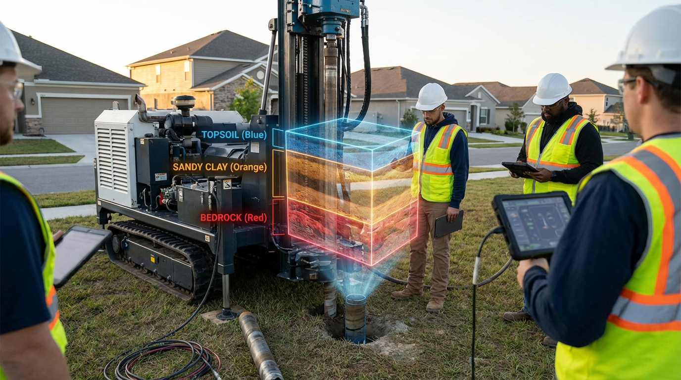 Your Foundation Engineer Drilled Three Holes and Guessed. The AI Modeled 10,000 Scenarios.