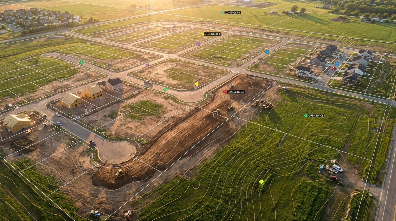 AI land acquisition and site feasibility analysis