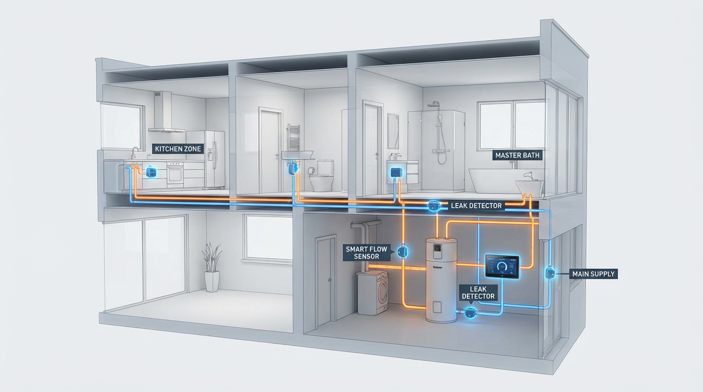 You Waste 11,000 Gallons a Year Waiting for Hot Water. Your Plumbing Layout Is Why.
