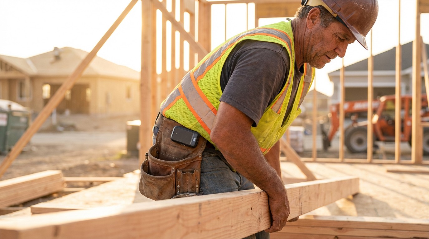 AI wearable sensors predict construction injuries